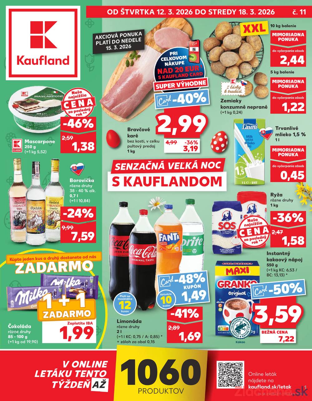Leták Kaufland - Kaufland 12.3. - 18.3. - Bratislava-Patrónka - strana 1