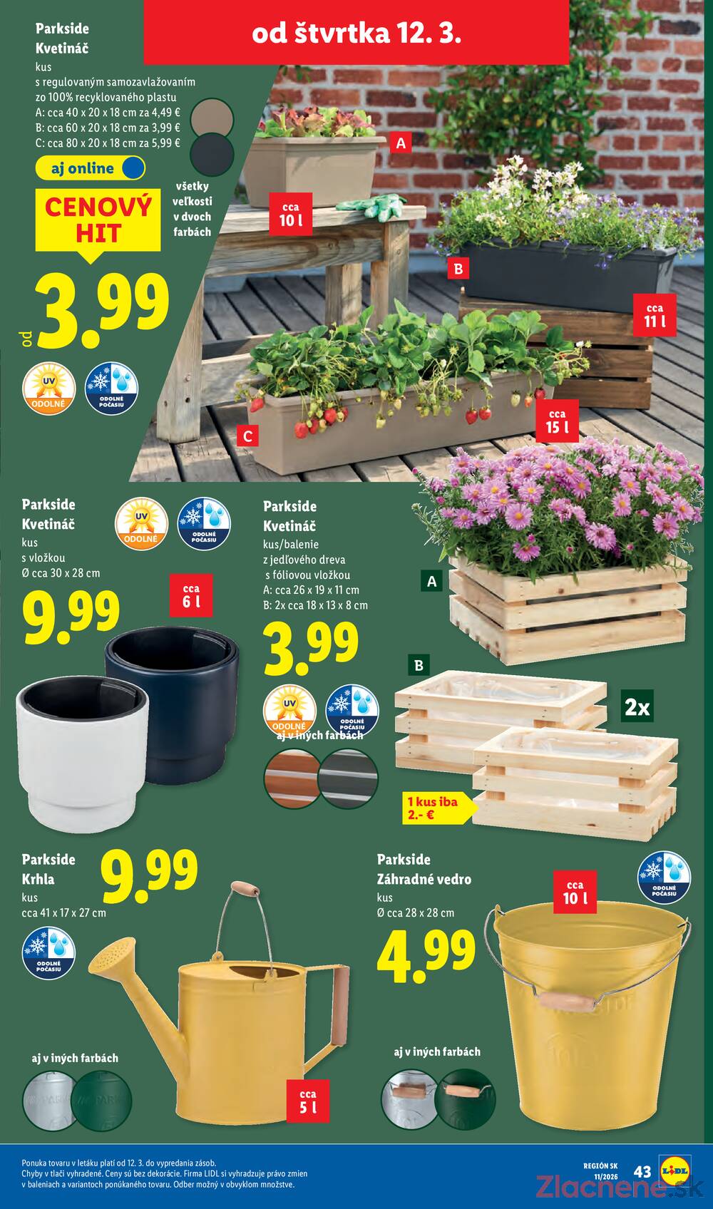 Lidl Štvrtok 12.3. - 15.3.