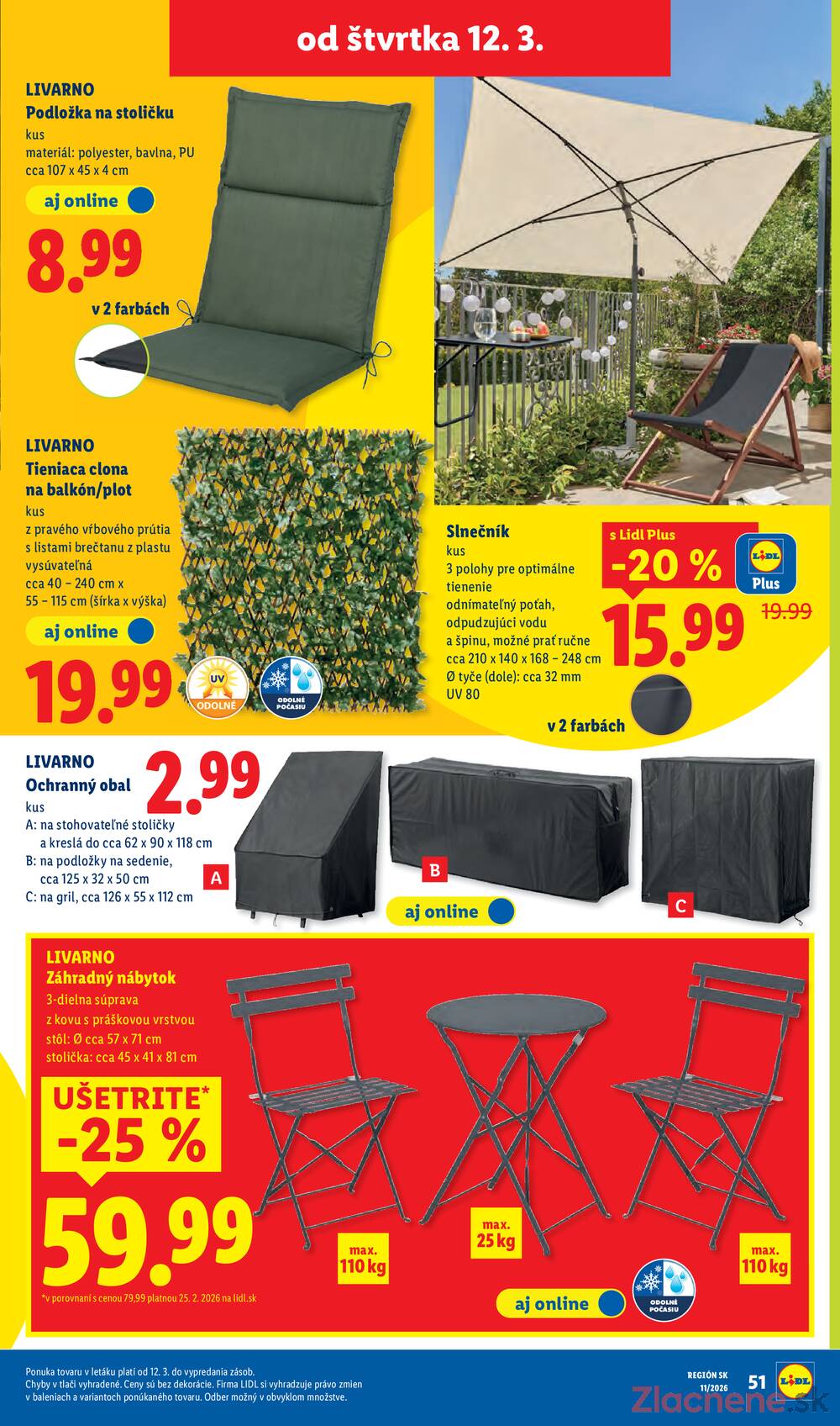 Lidl Štvrtok 12.3. - 15.3.
