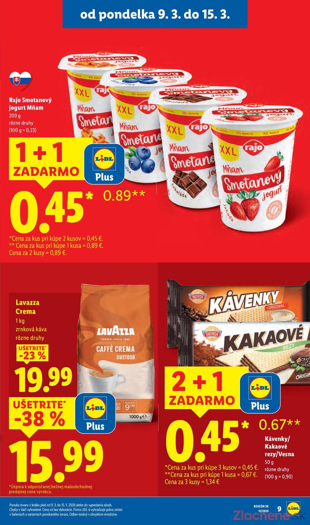 Lidl Štvrtok 12.3. - 15.3.