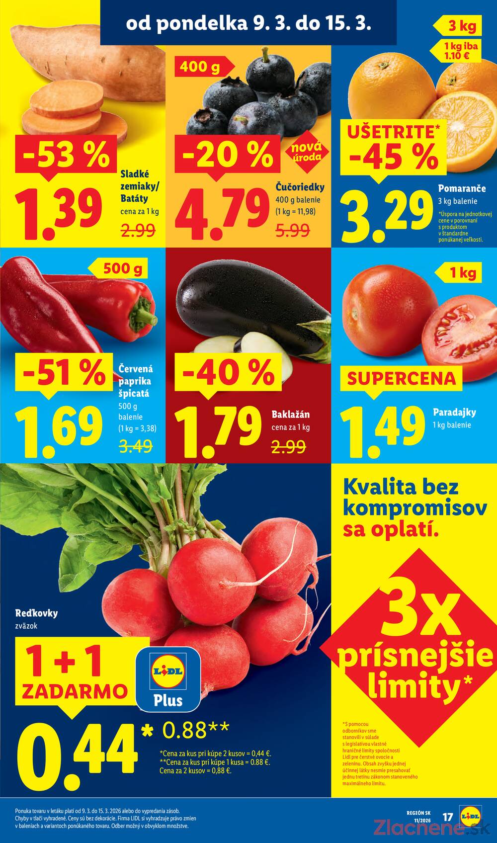 Lidl Štvrtok 12.3. - 15.3.