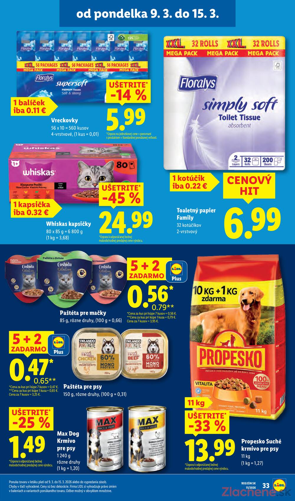 Lidl Štvrtok 12.3. - 15.3.