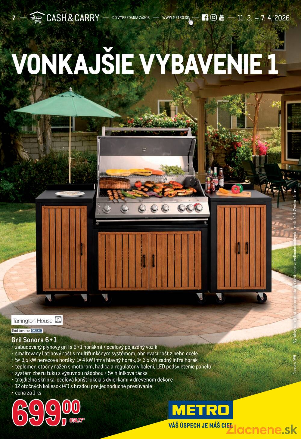 Leták METRO - Metro Vonkajšie vybavenie do 7.4. - strana 1