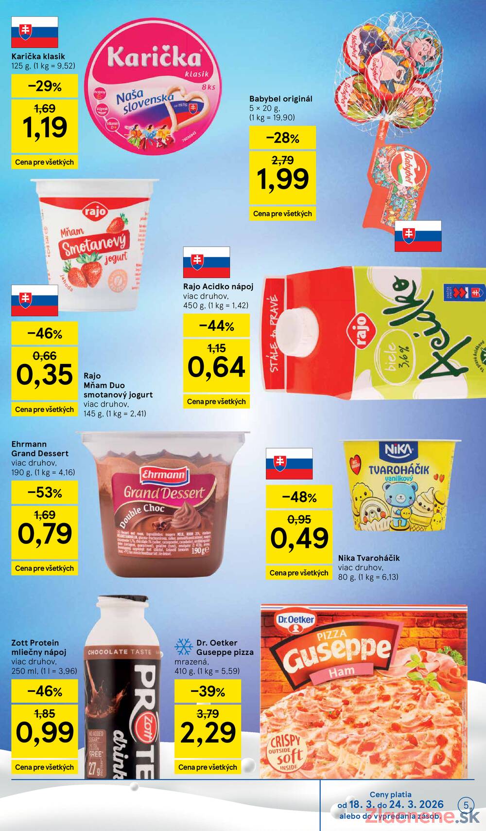 Leták Tesco - Tesco supermarkety od 18.3. do 24.3.2026 - strana 5 Leták Tesco - Tesco supermarkety od 18.3. do 24.3.2026 - strana 5