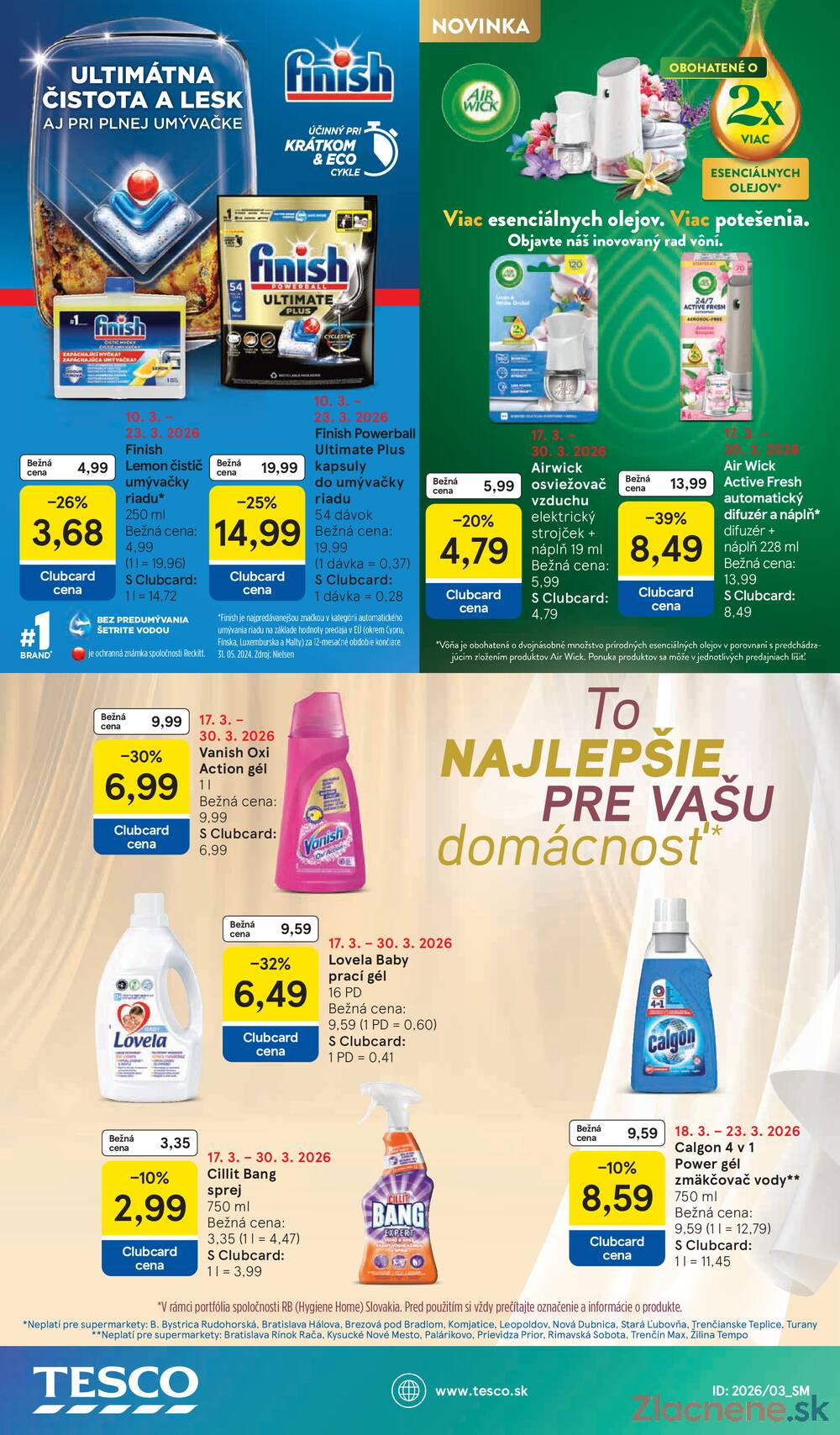 Leták Tesco - Tesco supermarkety od 18.3. do 24.3.2026 - strana 30 Leták Tesco - Tesco supermarkety od 18.3. do 24.3.2026 - strana 30