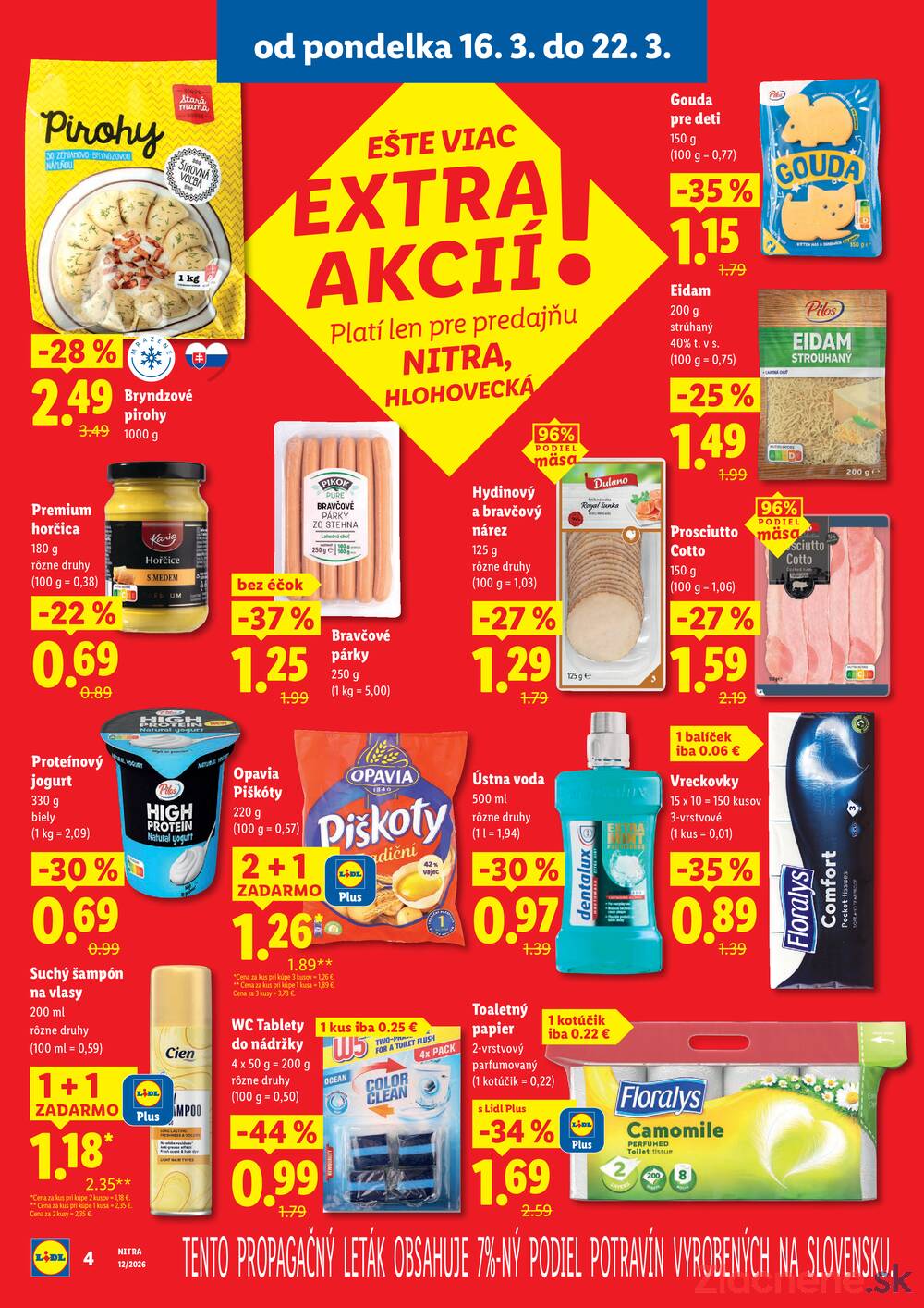 Lidl Nová predajňa v Nitre do 22.3.