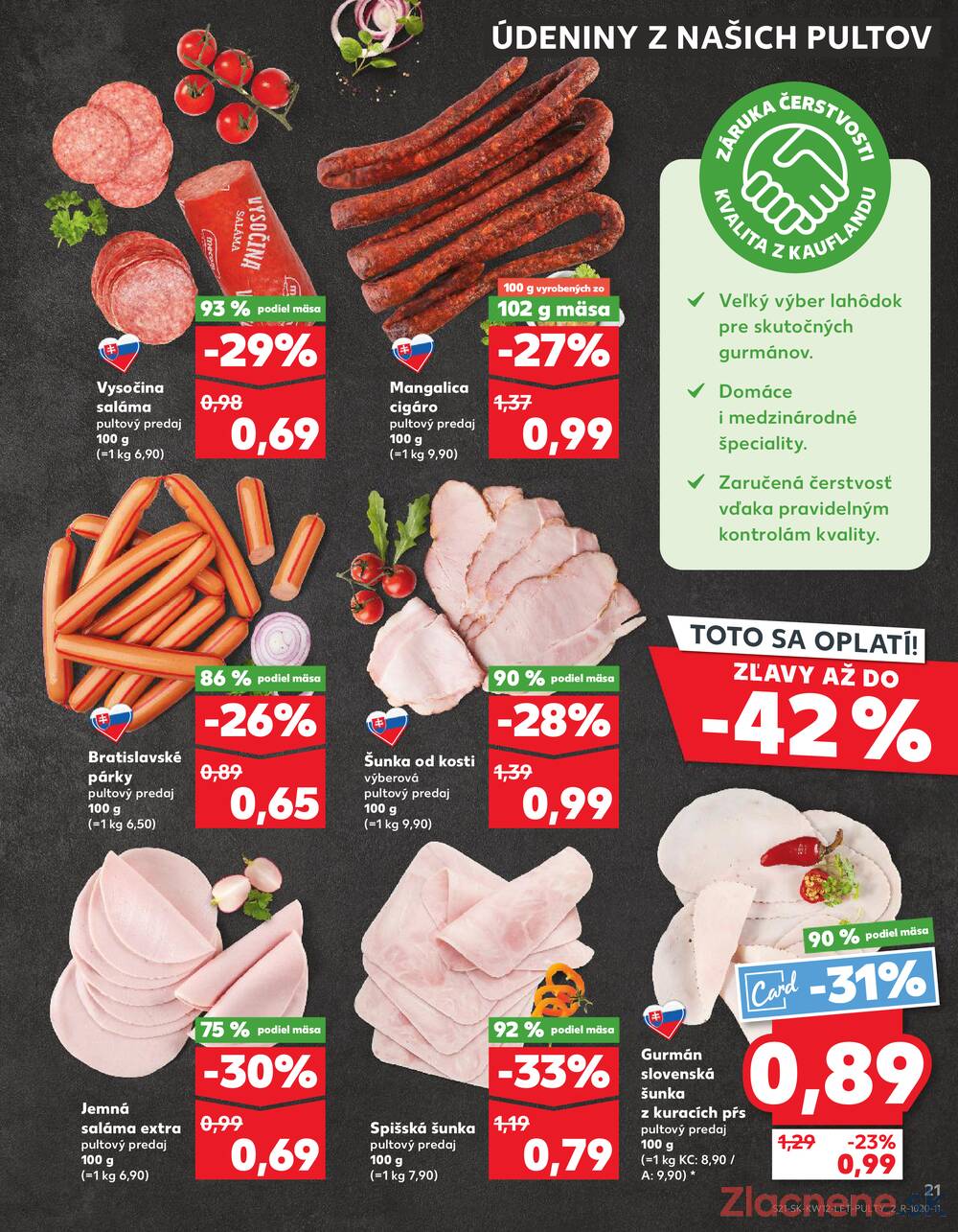 Leták Kaufland - Kaufland 19.3. - 25.3. - Kaufland Michalovce (Humenská cesta) - strana 21