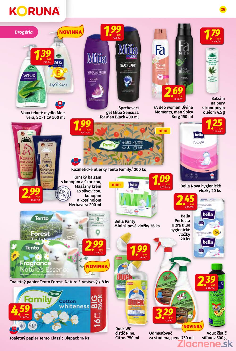 Leták KORUNA - KORUNA do 8.4. - strana 26 Leták KORUNA - KORUNA do 8.4. - strana 26