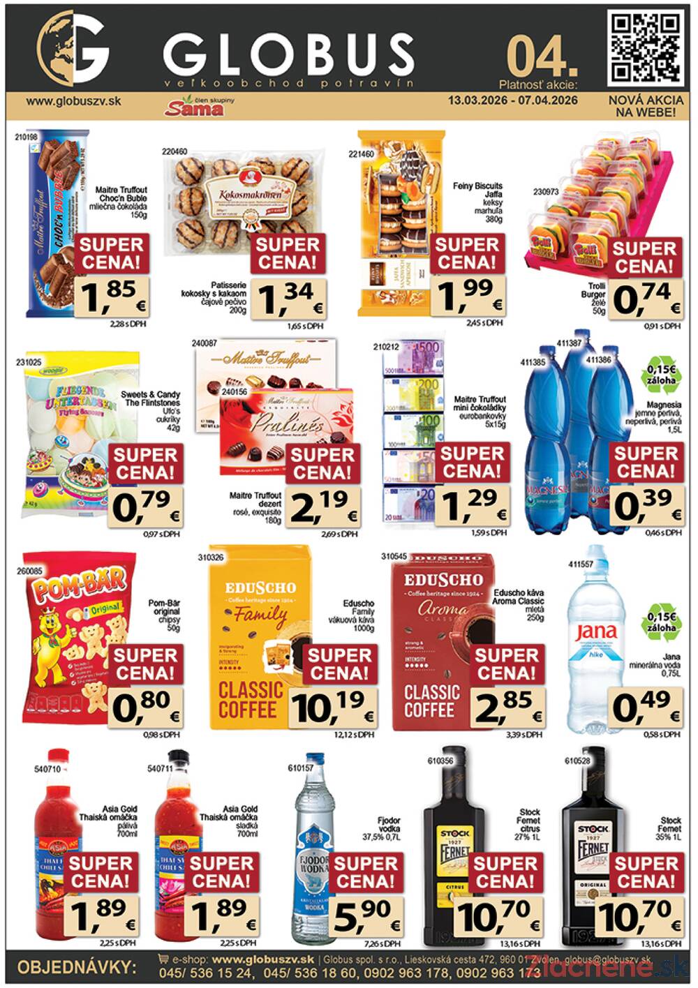 Leták Globus - Globus do 7.4. - strana 1