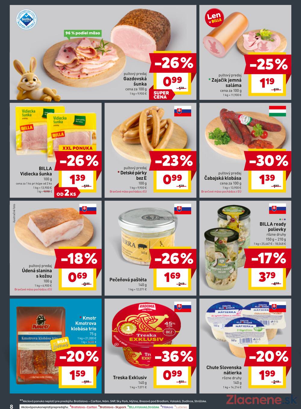 BILLA od 25.3. do 31.3.2026