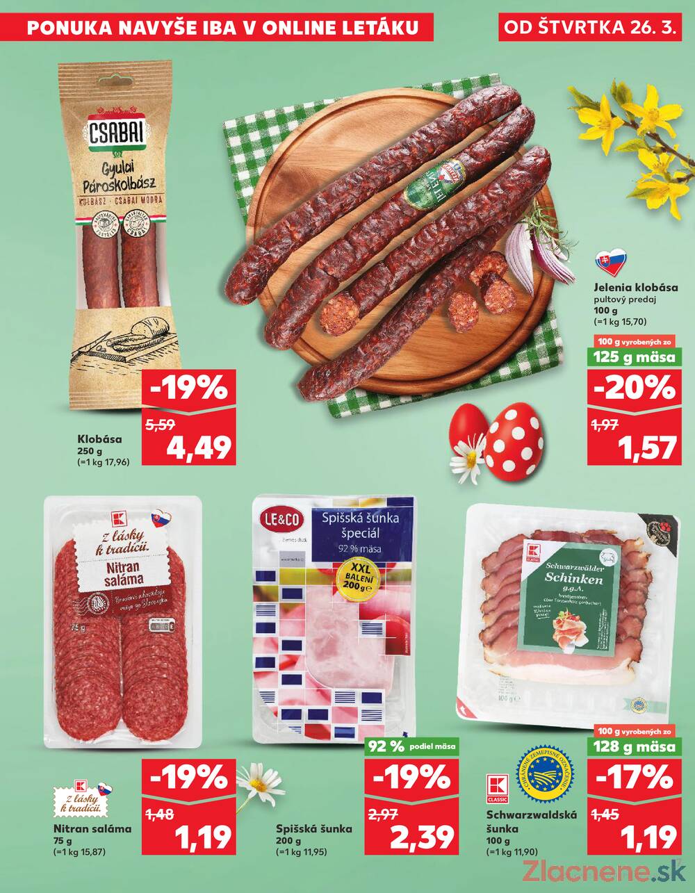 Kaufland 26.3. - 31.3. - Kaufland Žiar nad Hronom