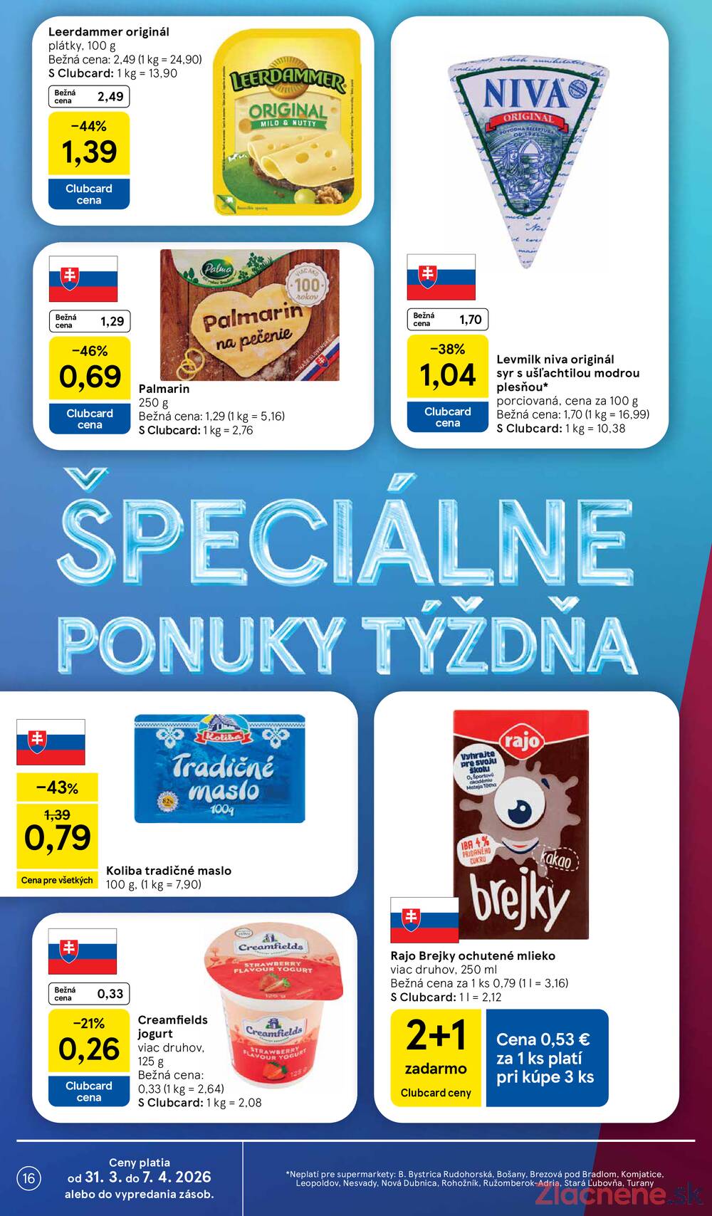 Leták Tesco - Tesco supermarkety od 31.3. do 7.4.2026 - strana 16