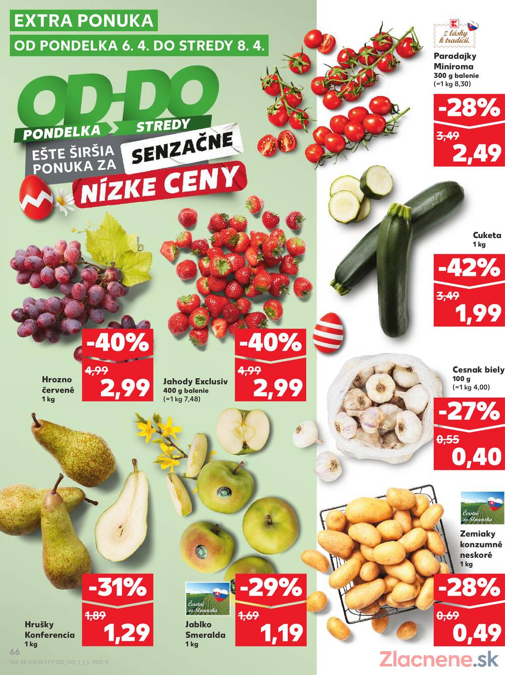 Leták Kaufland - Kaufland 1.4. - 8.4. - Kaufland Humenné - strana 66