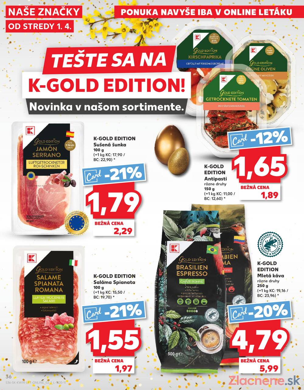 Kaufland 1.4. - 8.4. - Kaufland Vranov nad Topľou