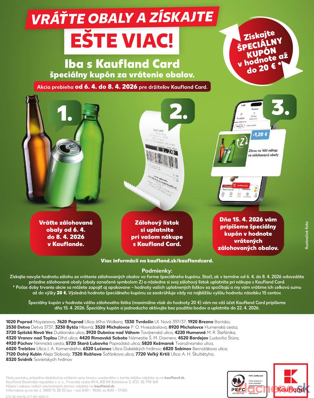 Leták Kaufland - Kaufland 1.4. - 8.4. - Kaufland Trebišov - strana 72 Leták Kaufland - Kaufland 1.4. - 8.4. - Kaufland Trebišov - strana 72