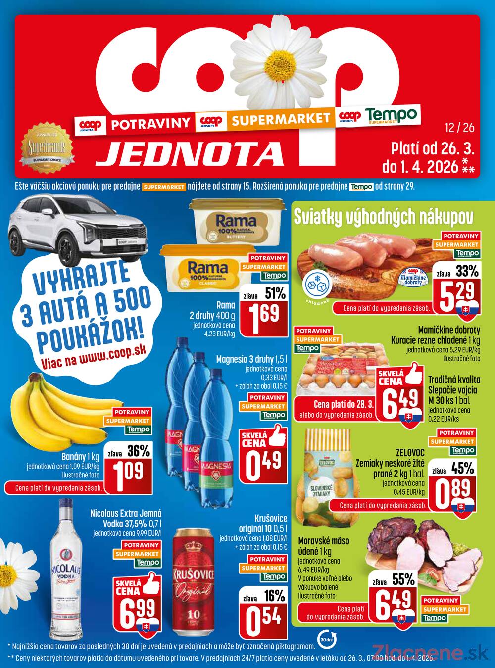 Leták COOP Jednota Slovensko - COOP do 1.4. - strana 1