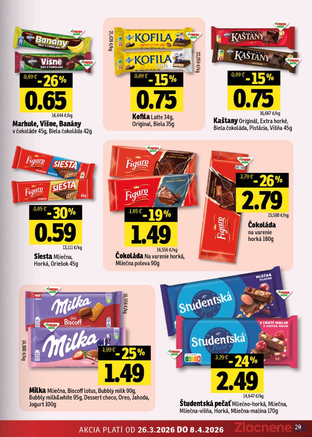 Leták Fresh - Fresh do 8.4. - strana 29