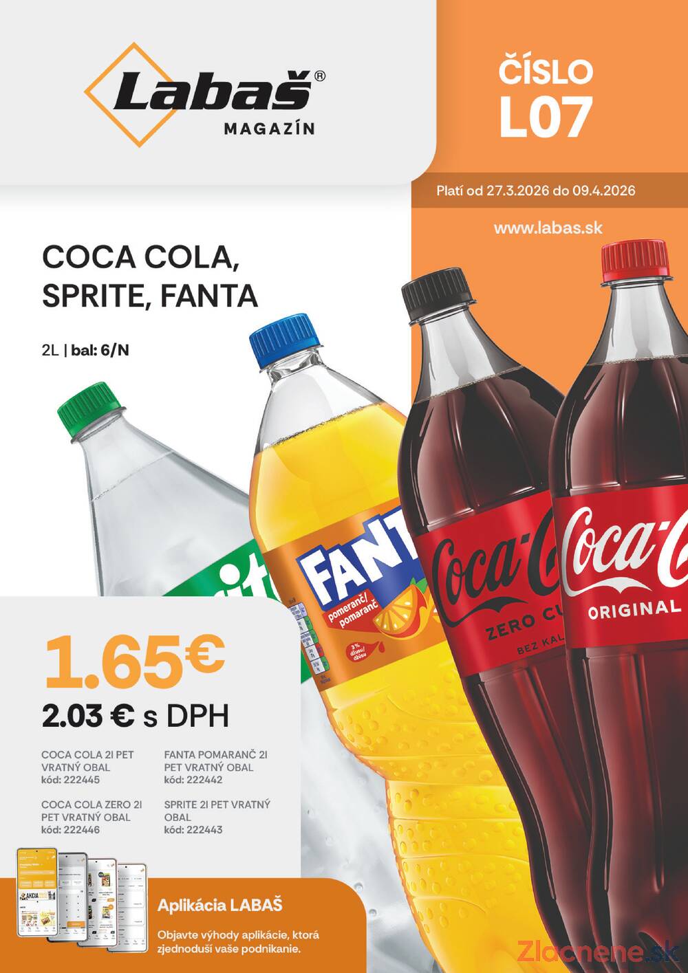 Leták Labaš - Labaš Magazín do 9.4. - strana 1
