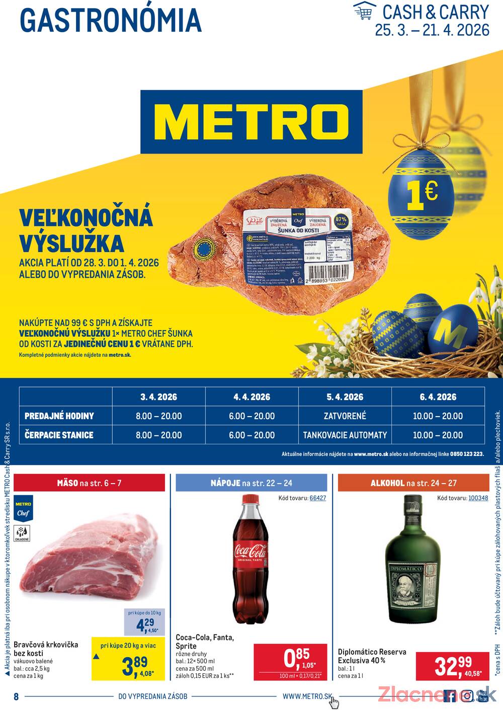 Leták METRO - METRO Gastronómia do 21.4. - strana 1
