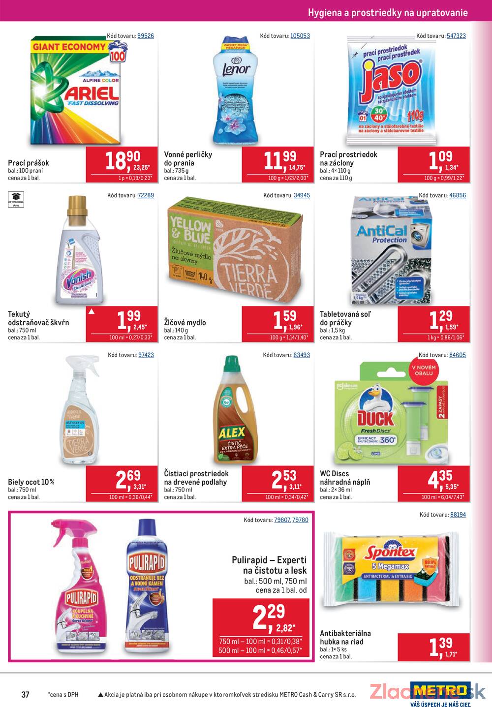 METRO Maloobchod do 7.4.