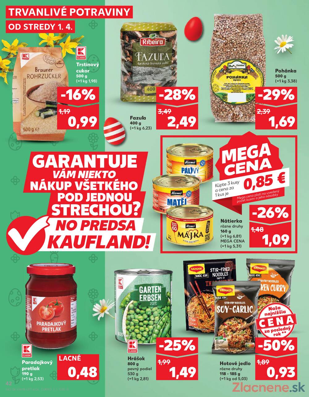 Kaufland 1.4. - 8.4. - Kaufland (Kasárenská, Šamorín)