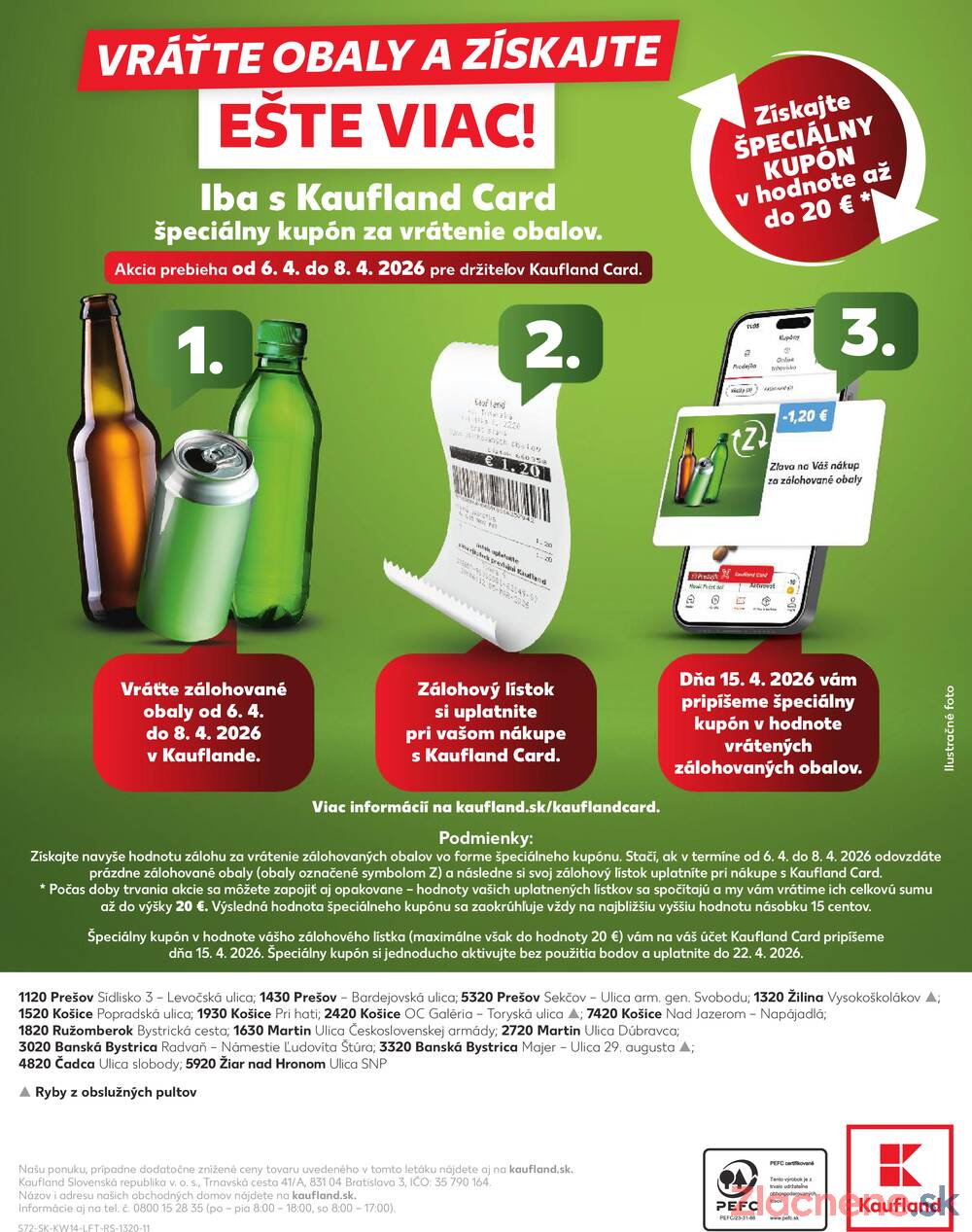 Leták Kaufland - Kaufland 1.4. - 8.4. - Kaufland Košice - Popradská  - strana 72
