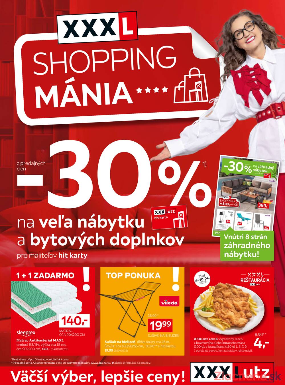 Leták XXXLutz - XXXlutz od 6.4. do 19.4.2026 - strana 1 Leták XXXLutz - XXXlutz od 6.4. do 19.4.2026 - strana 1