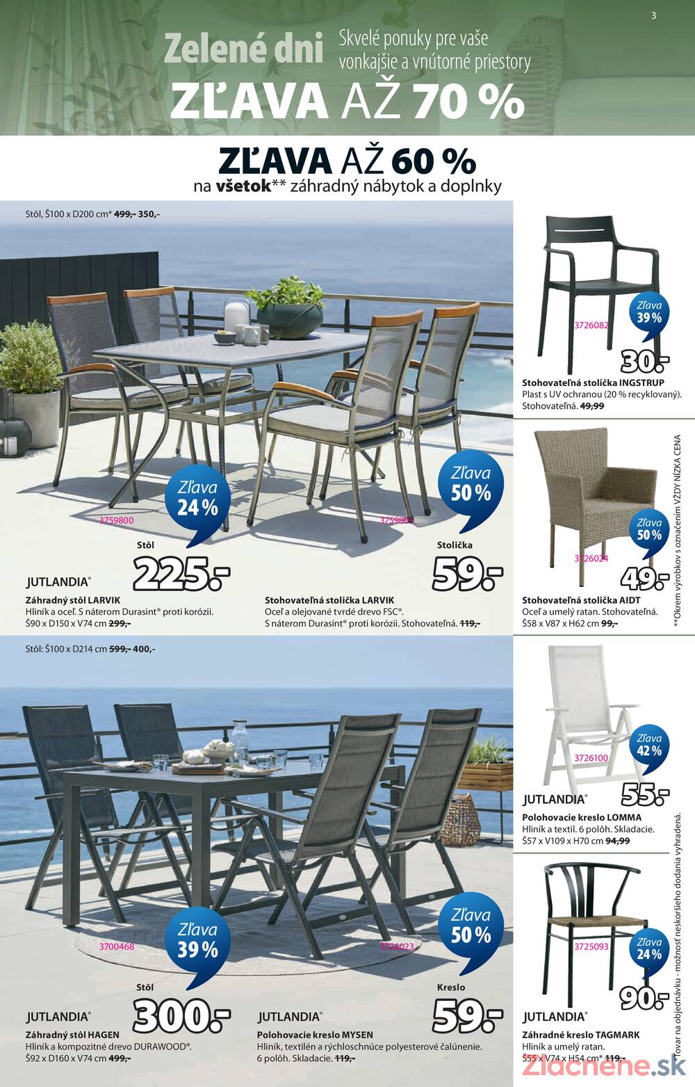 Leták Jysk - Jysk od 8.4. do 14.4.2026 - strana 3 Leták Jysk - Jysk od 8.4. do 14.4.2026 - strana 3