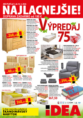 IDEA nábytok : 1 leták