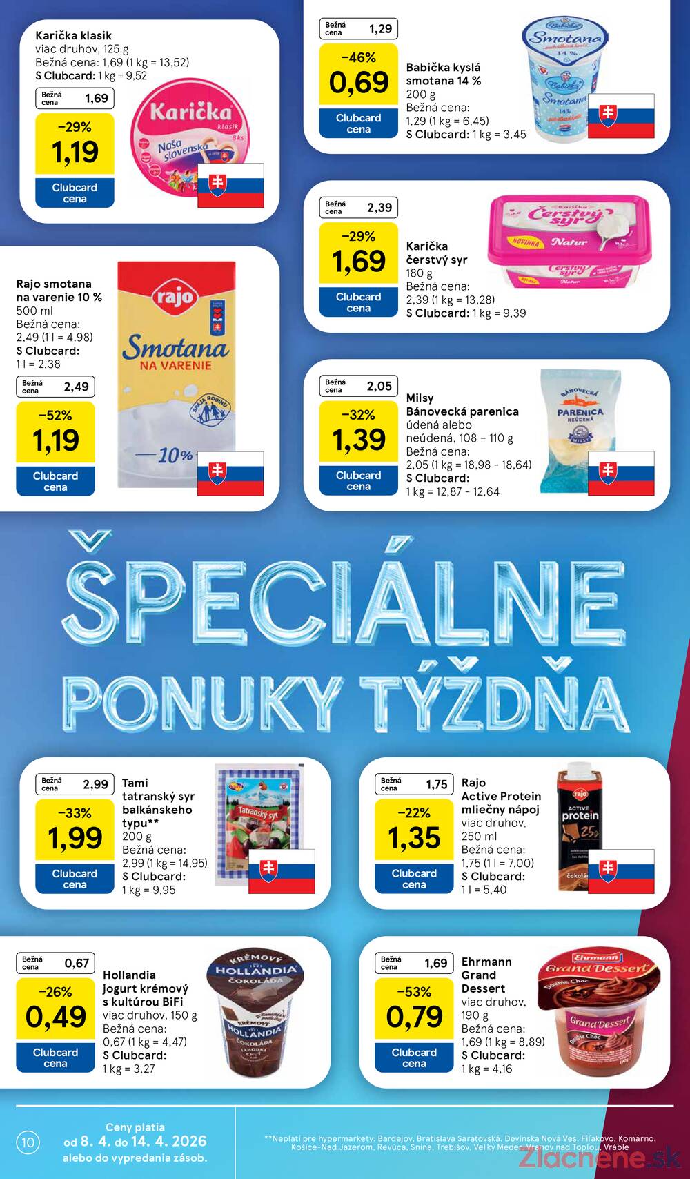 Leták Tesco - Tesco malé hypermarkety 7.4. - 14.4. - strana 10