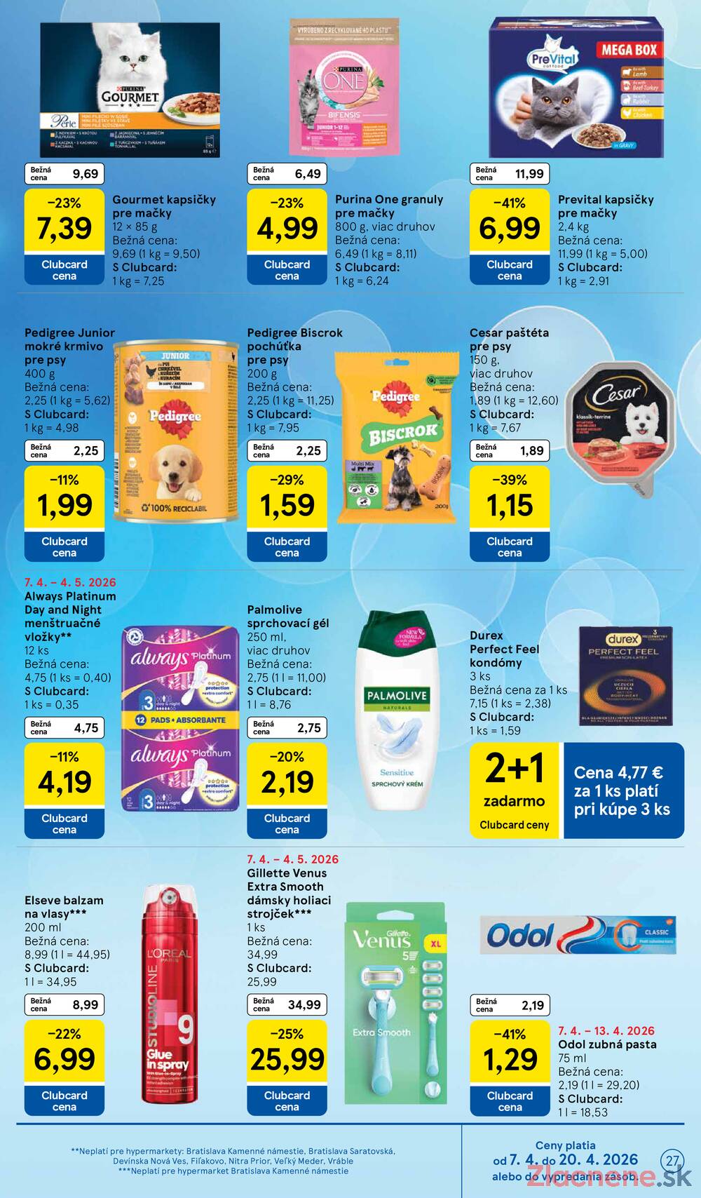 Tesco malé hypermarkety 7.4. - 14.4.