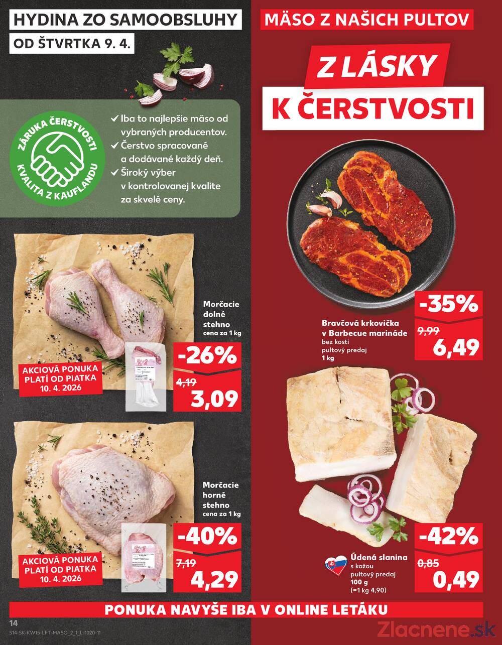 Kaufland 9.4. - 15.4. - Kaufland Poprad - Jiřího Wolkera