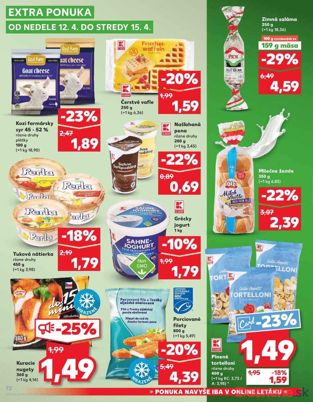 Kaufland 9.4. - 15.4. - Kaufland Hlohovec