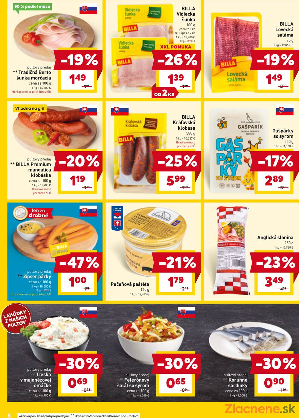 BILLA od 7.4. do 14.4.2026