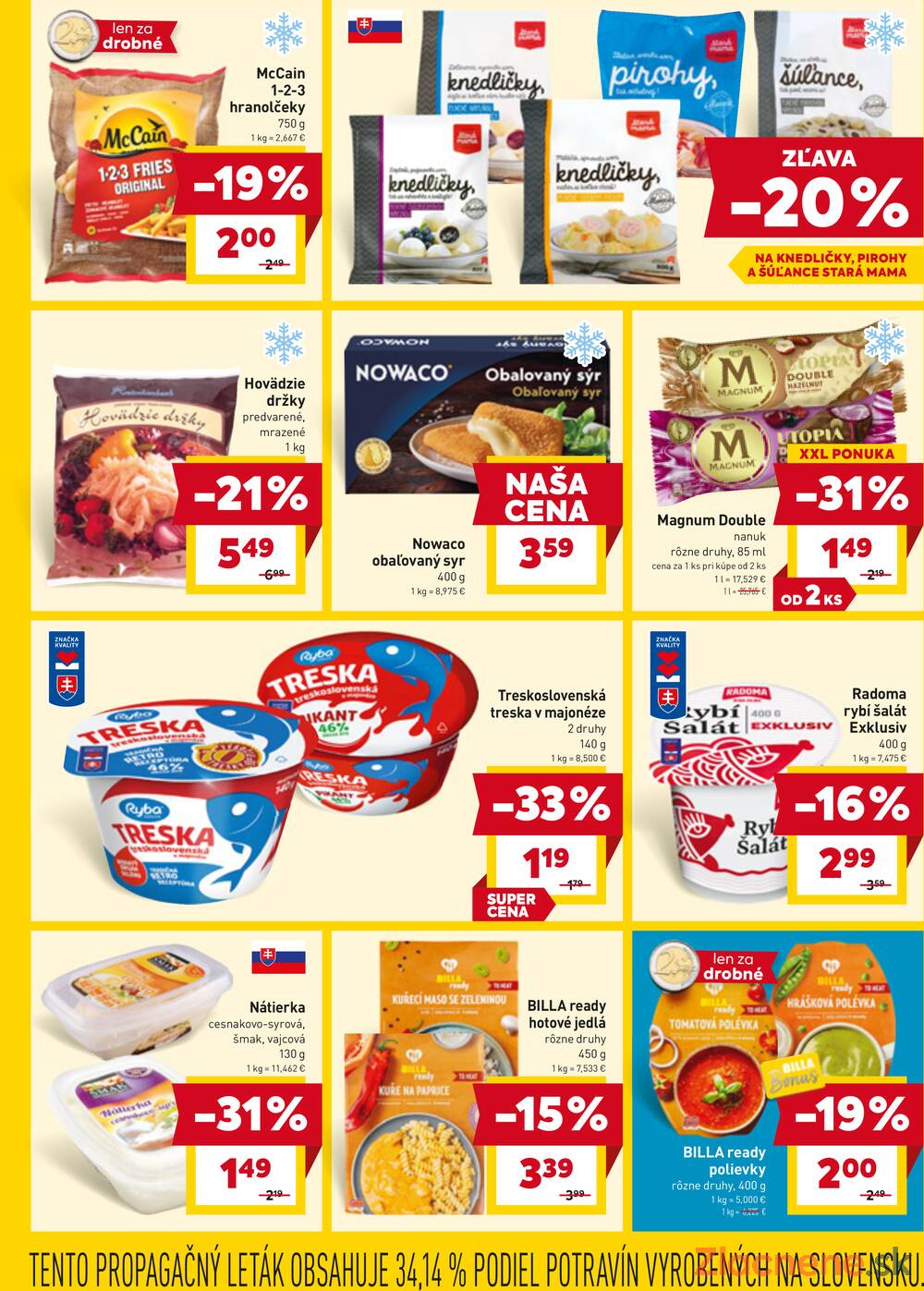 BILLA od 7.4. do 14.4.2026