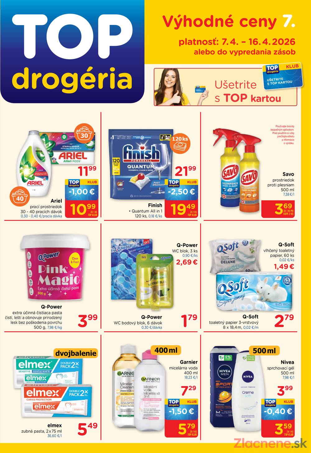 Leták TOP drogerie - TOP drogerie do 16.4. - strana 1 Leták TOP drogerie - TOP drogerie do 16.4. - strana 1