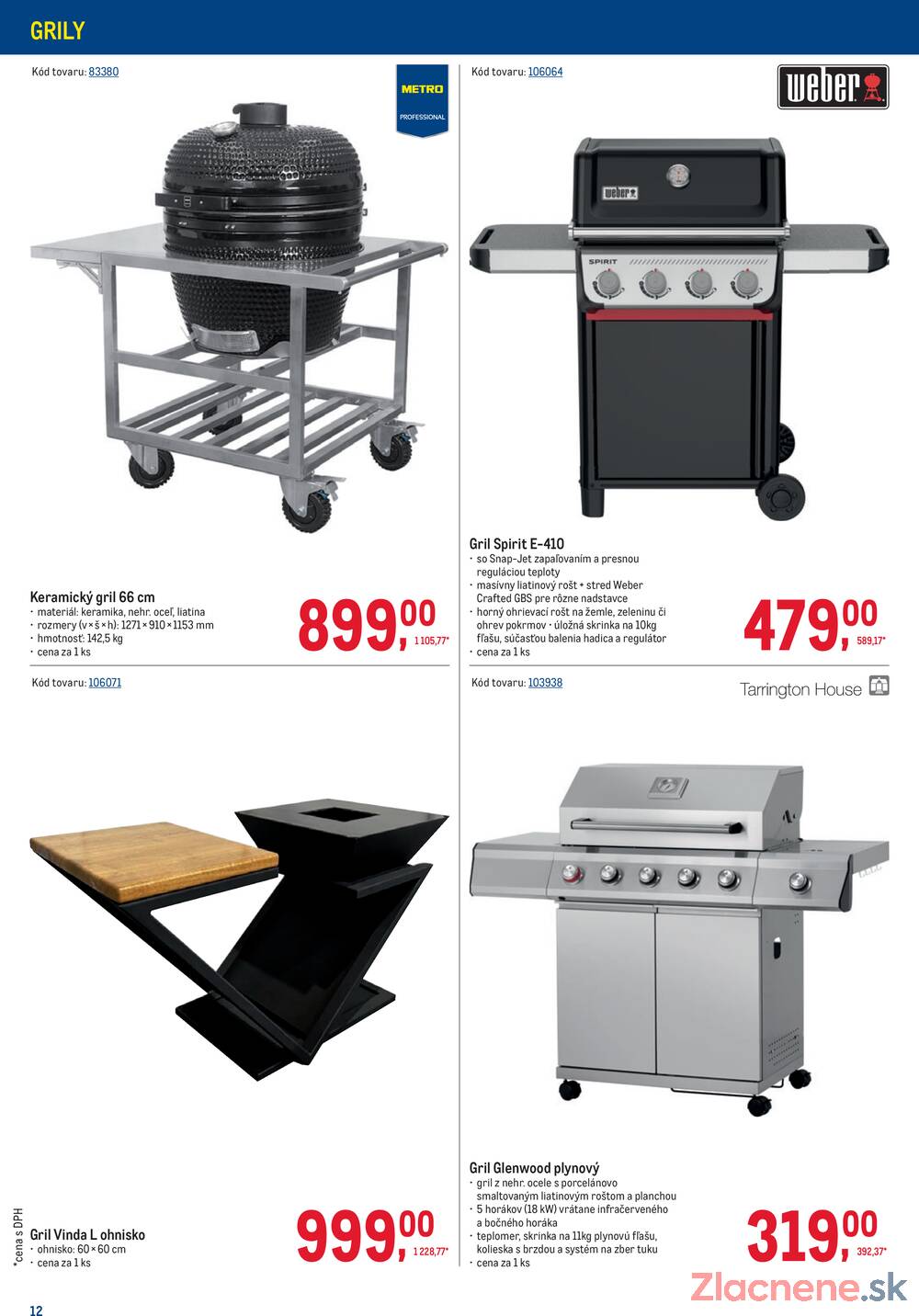 Leták METRO - METRO Vonkajšie vybavenie 2 do 5.5. - strana 12 Leták METRO - METRO Vonkajšie vybavenie 2 do 5.5. - strana 12