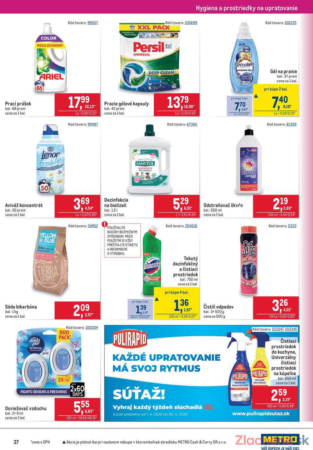 METRO Maloobchod do 21.4.