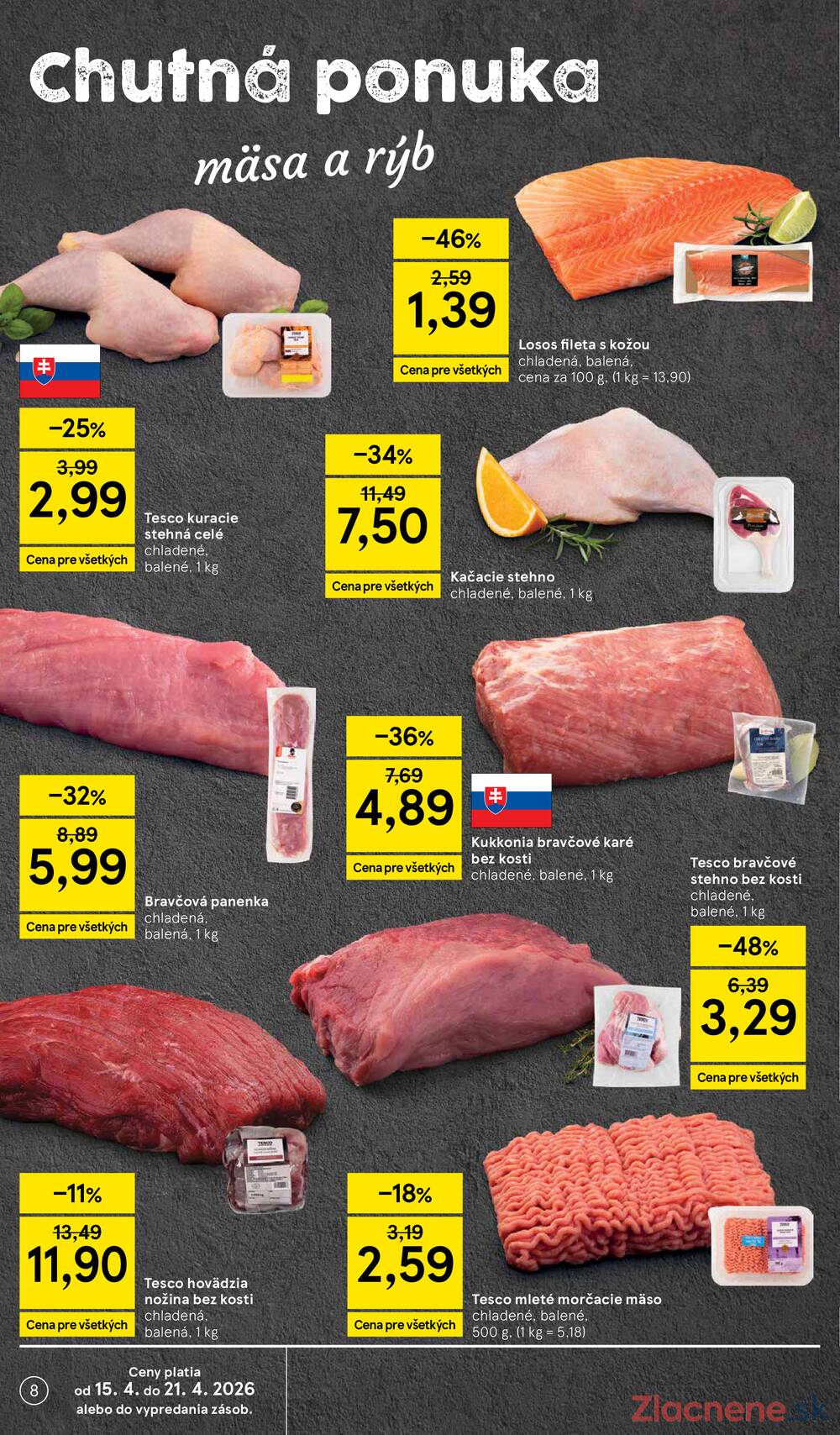 Tesco supermarkety od 15.4. do 21.4.2026