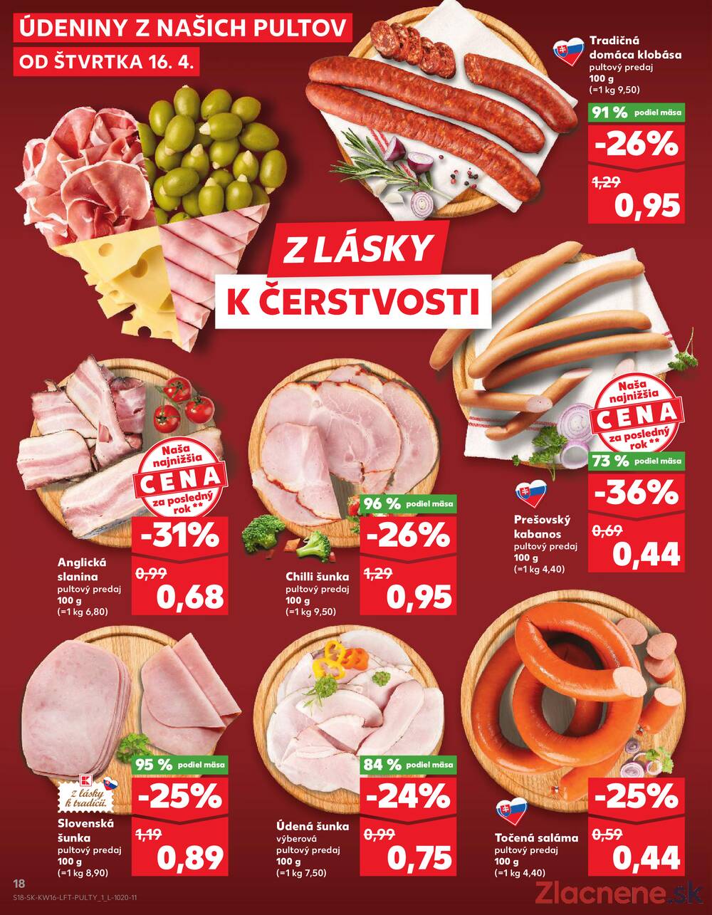 Leták Kaufland - Kaufland 16.4. - 22.4. - Kaufland Lučenec - strana 18