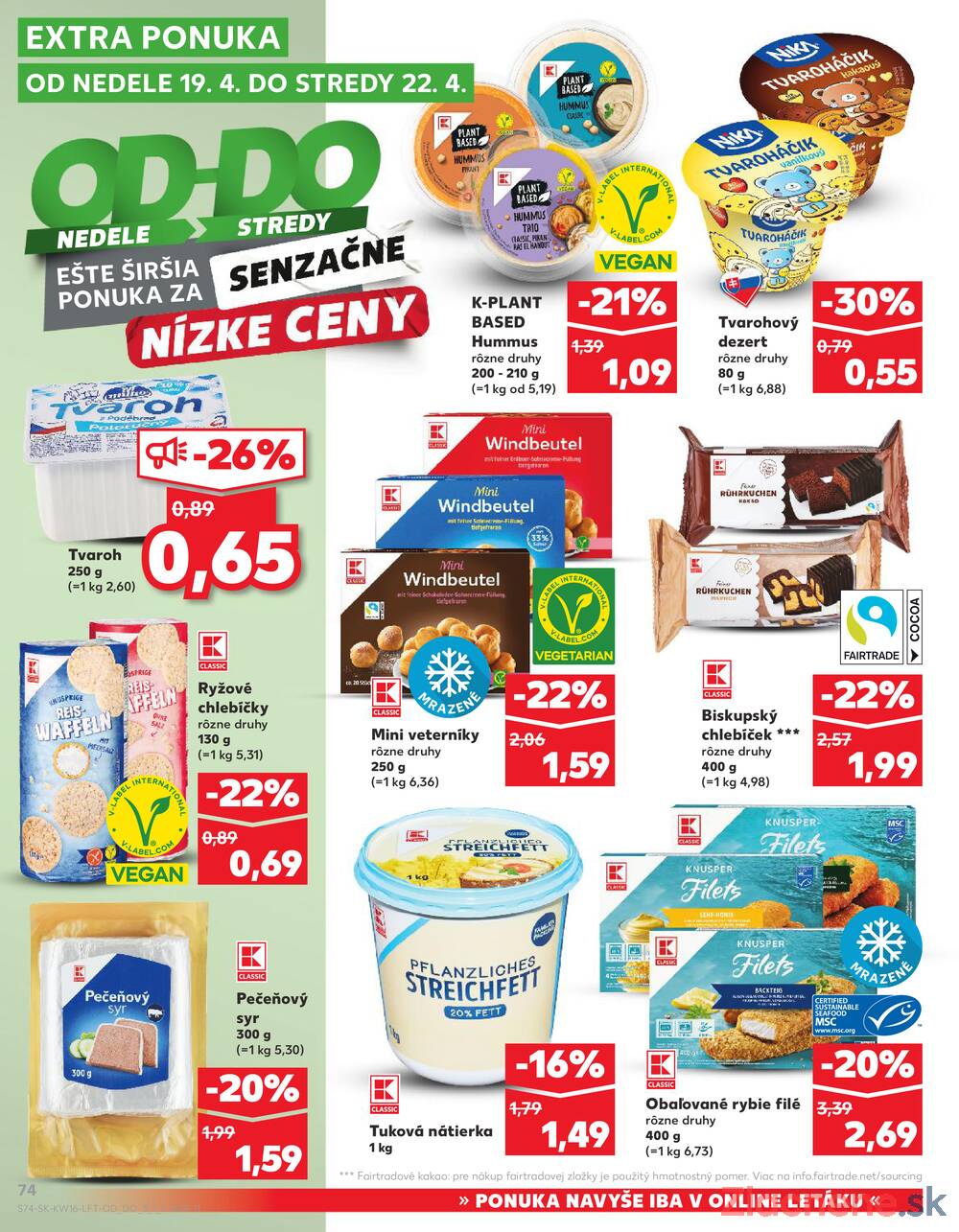 Kaufland 16.4. - 22.4. - Kaufland Trenčín