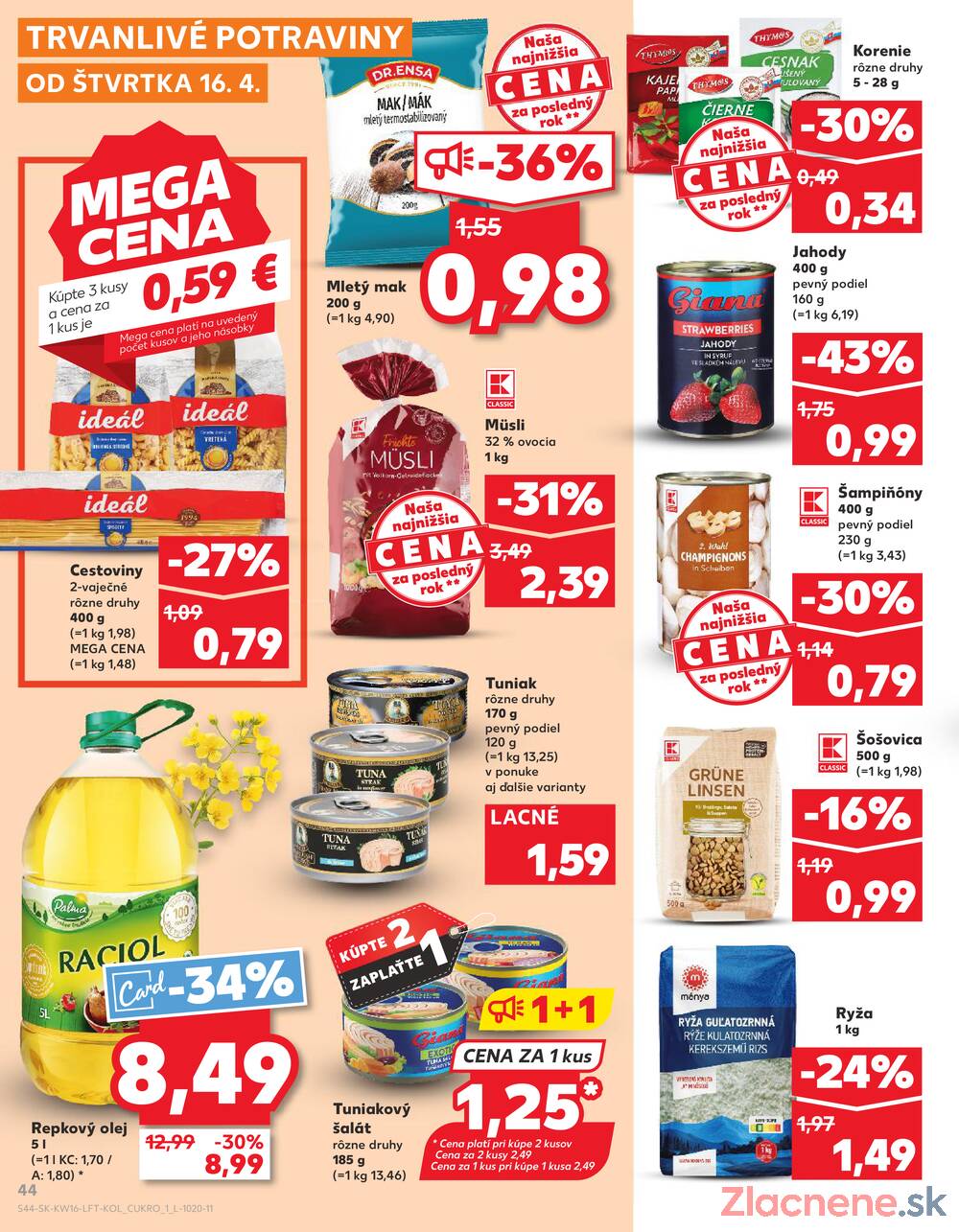 Kaufland 16.4. - 22.4. - Kaufland Ružomberok