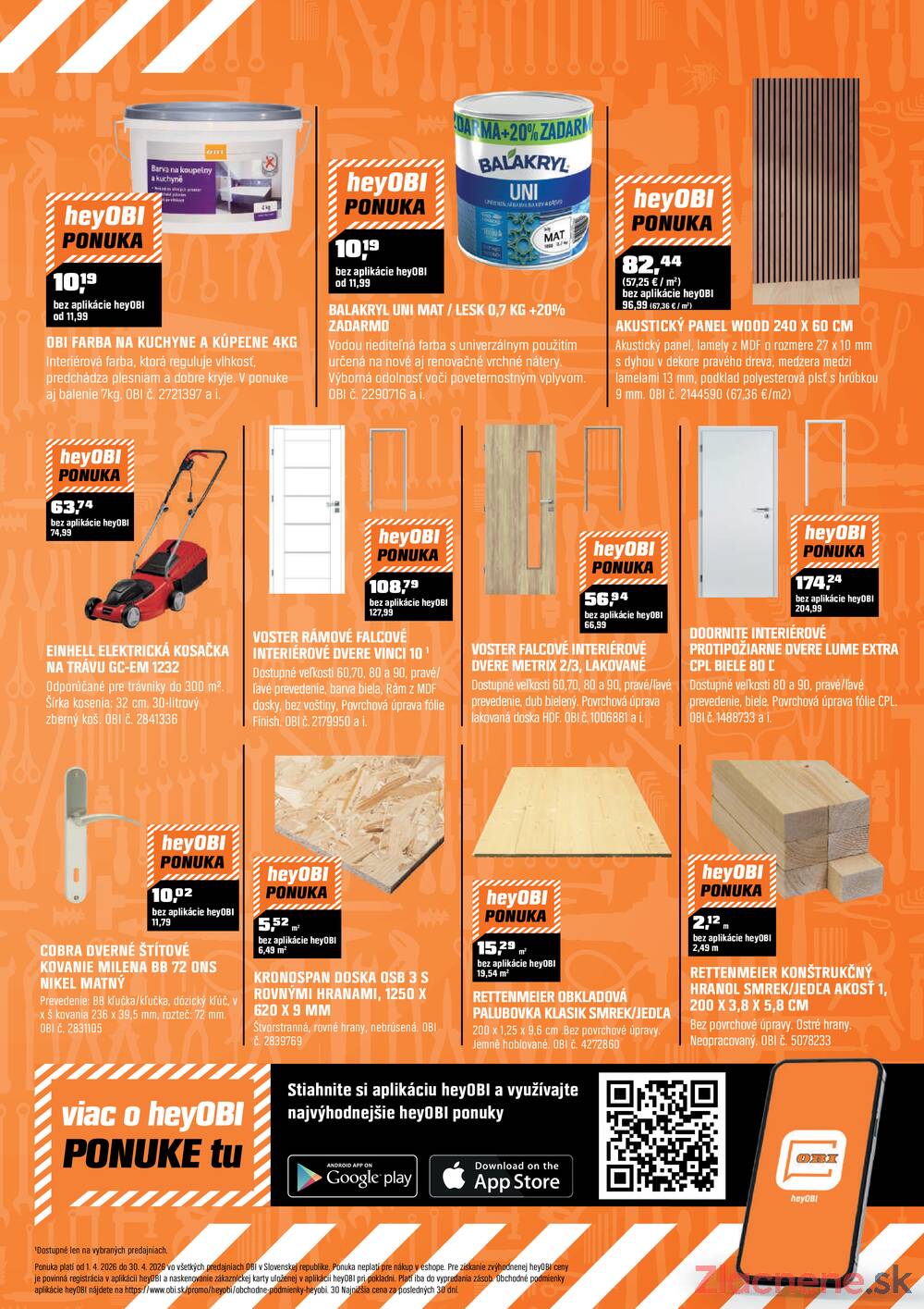 Leták OBI - OBI 14.4. - 30.4. - strana 15