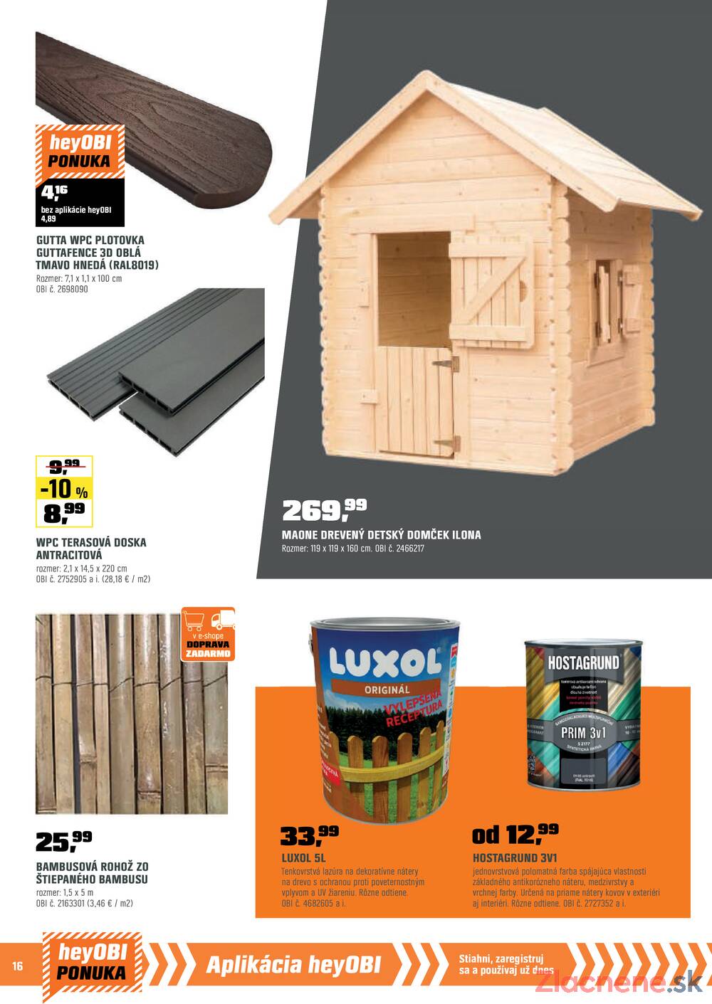 Leták OBI - OBI 14.4. - 30.4. - strana 18