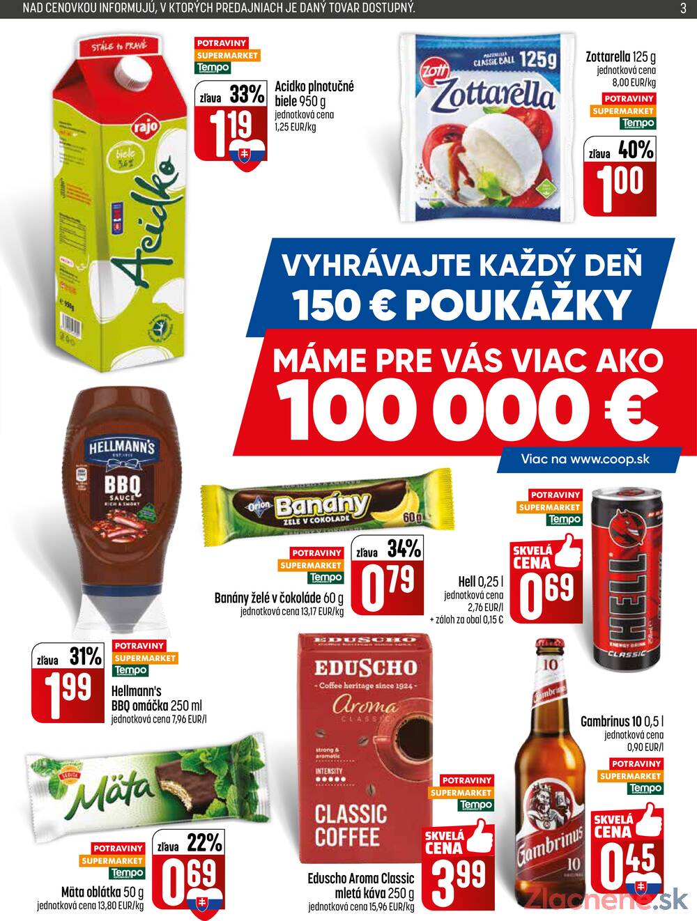 Leták COOP Jednota Slovensko - COOP do 22.4. - strana 3