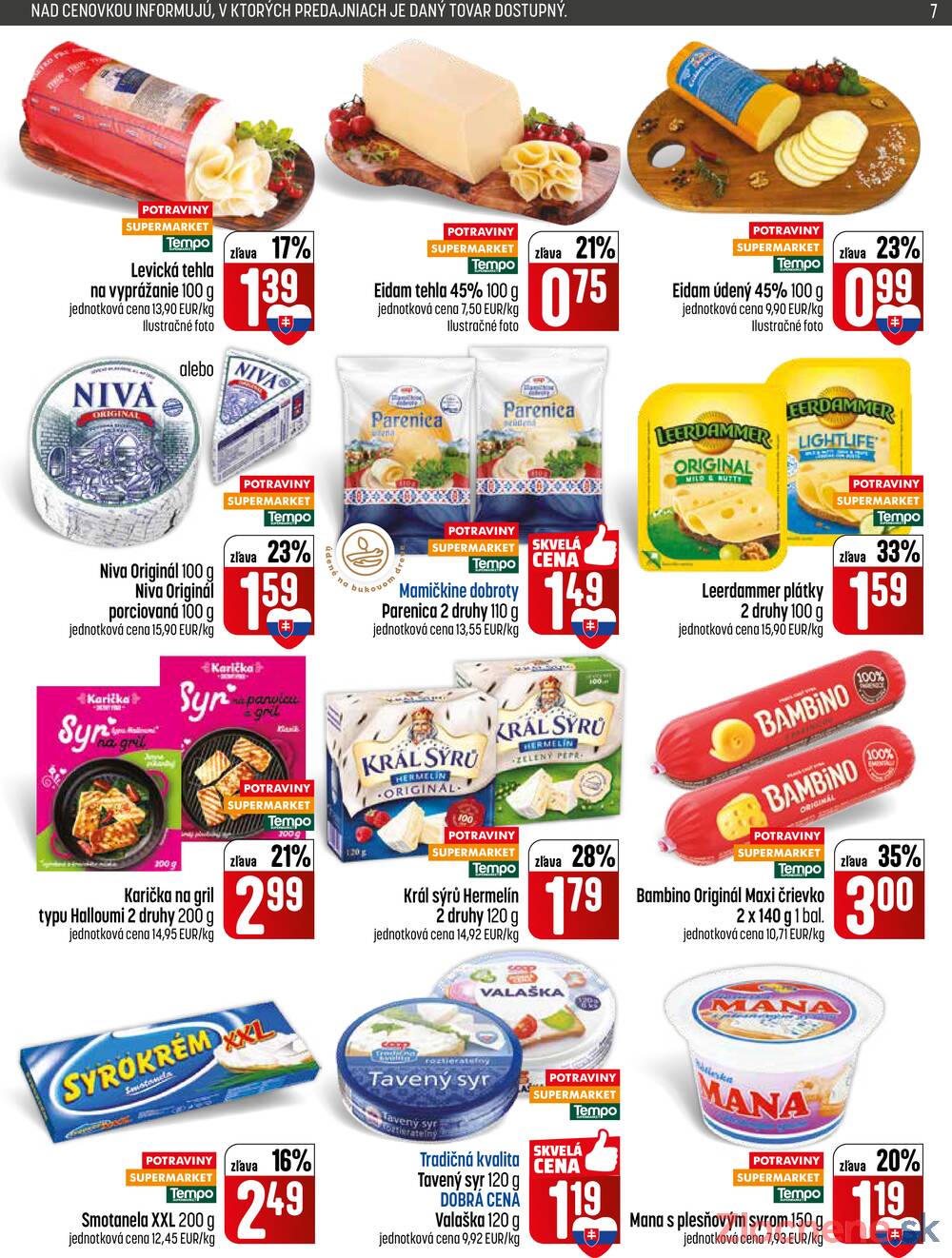 Leták COOP Jednota Slovensko - COOP do 22.4. - strana 7