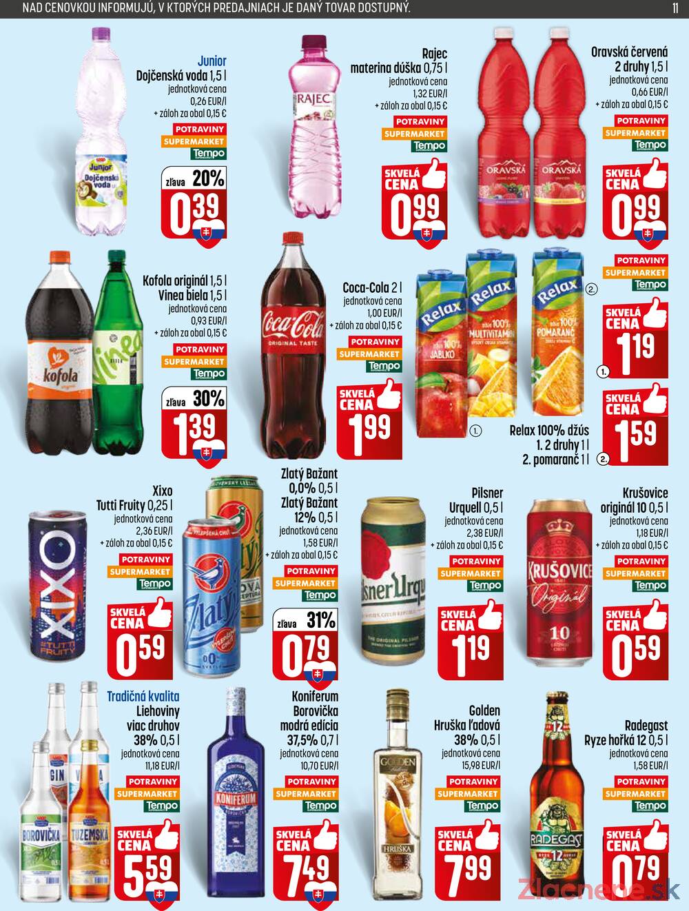 Leták COOP Jednota Slovensko - COOP do 22.4. - strana 11