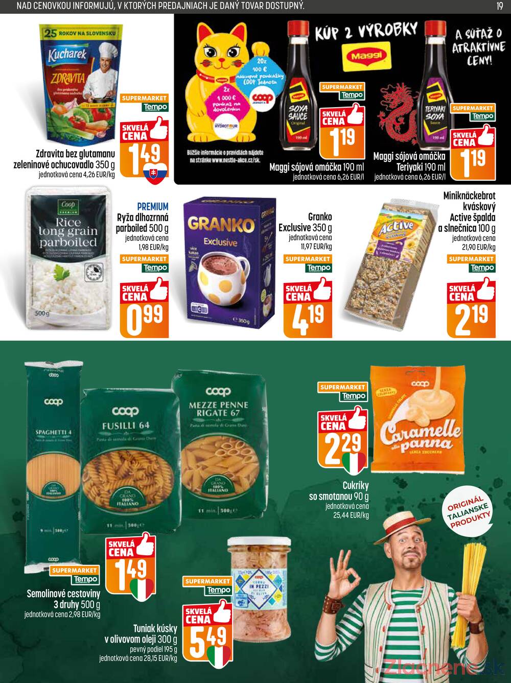 Leták COOP Jednota Slovensko - COOP do 22.4. - strana 19