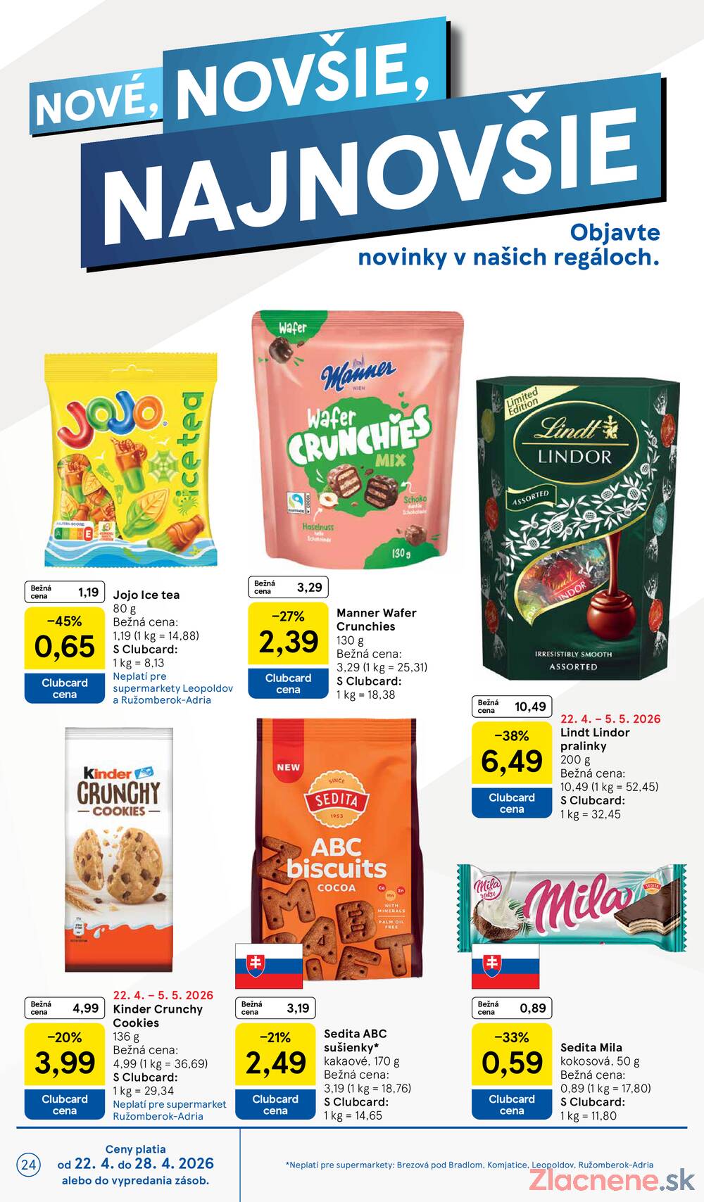 Leták Tesco - Tesco supermarkety od 22.4. do 28.4.2026 - strana 24