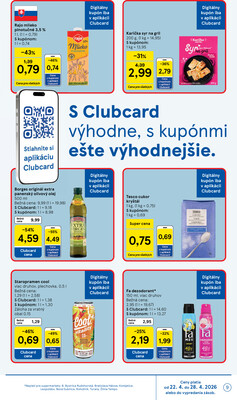 Tesco supermarkety od 22.4. do 28.4.2026